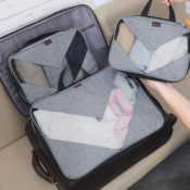 Amazon: Set of 3 Compression Packing Cubes Travel Luggage Suitcase Organizer...