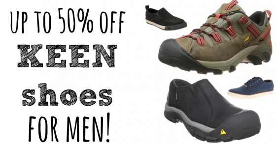 up to 50 percent off keen shoes for men