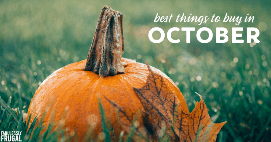 What to buy in October