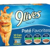 Amazon: 12 Pack 9Lives Paté Favorites Wet Cat Food Variety as low as $4.01...