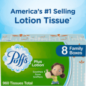 Amazon: 960 Count Puffs Plus Lotion Facial Tissues as low as $11.99 (Reg....