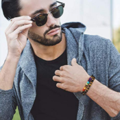 Amazon: Chakra 8mm Natural Lava Rock Stones Beads Bracelets $6.99 (Reg....