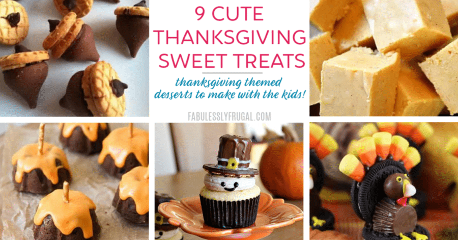Cute Thanksgiving sweet treats that you can make with your kids!