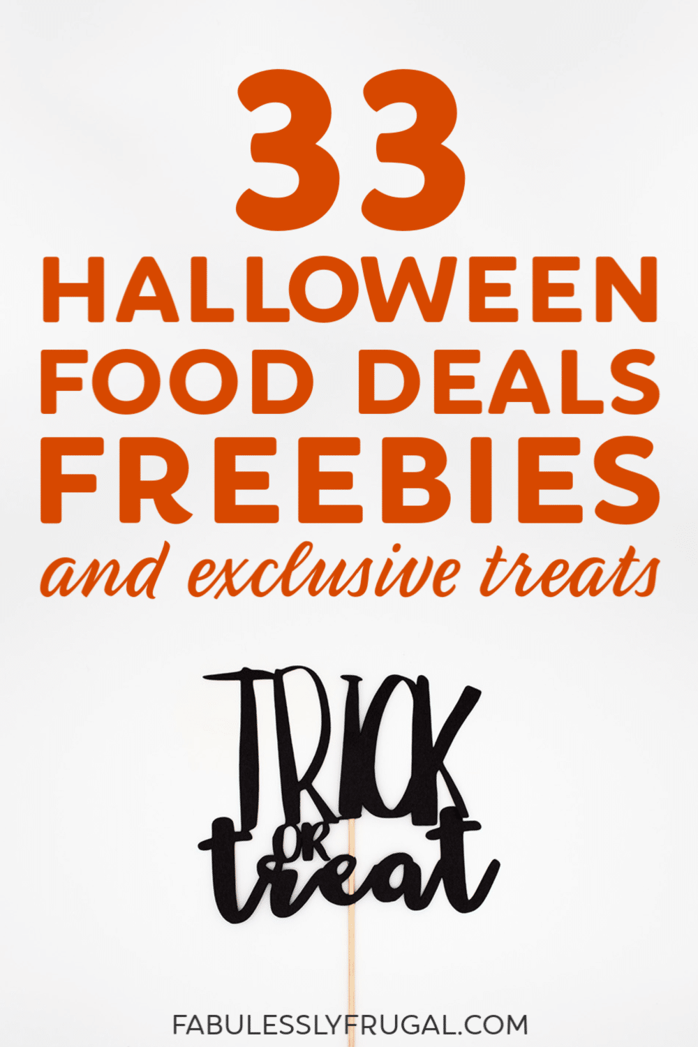 Halloween food deals