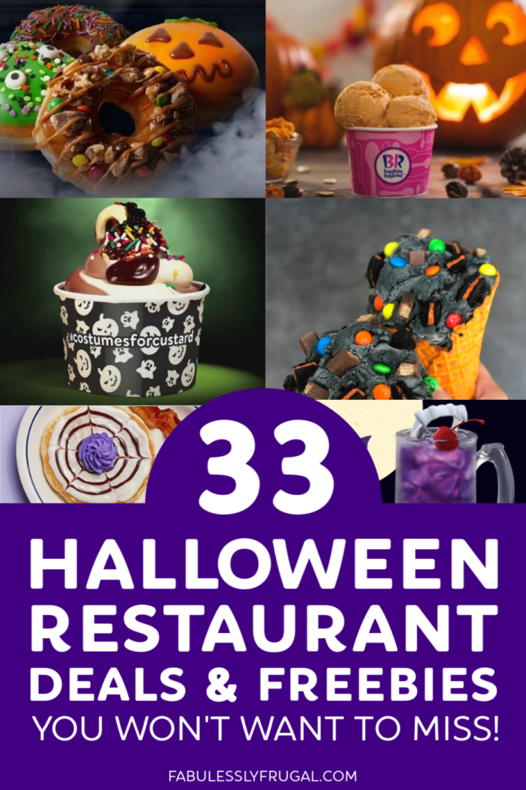 33 Halloween Food Deals And Freebies (2019) - Fabulessly Frugal