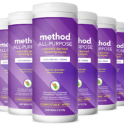 Amazon: 6 Pack Method All-Purpose Cleaning Wipes, French Lavender as low...