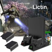 Xbox Vertical Cooling and Dual Charging Stand + 2 Controller Batteries...