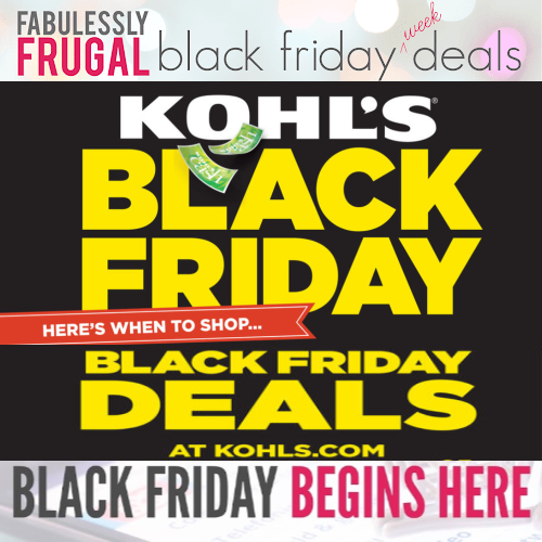 🛍🔥🎄 Kohl’s Black Friday 2020 Deals Have Started Online! - Fabulessly Frugal