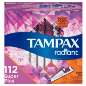 Amazon: 112 Count Tampax Radiant Plastic Tampons as low as $20.56 (Reg....