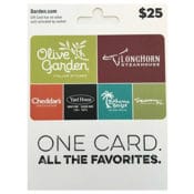 Amazon: $25 Darden Restaurants Gift Card + Free Shipping