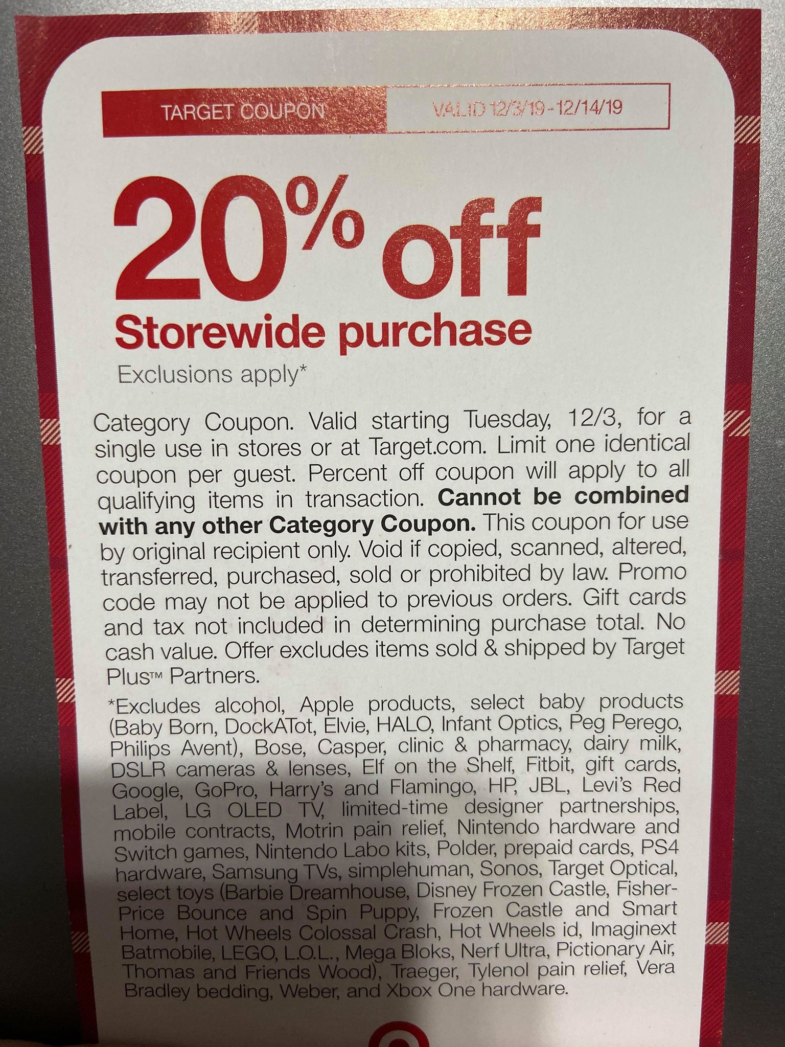 Target Clearance Coupons  Extra 15-20% off Clearance Throughout