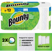 Office Depot: 8-Pack Bounty Select-A-Size 2-Ply Paper Towels $10 (Reg....