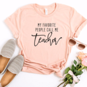 Perfect Teacher Gift! Teacher Shirts from Only $16 Shipped Free!