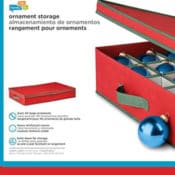 Amazon: Honey-Can-Do Ornament Storage Box with Dividers, Large $12.01 (Reg....