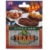 Amazon: Texas Roadhouse Gift Card from $25 - Ships FREE
