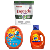 Amazon: 96 Tide Pods + 64 Loads Tide Liquid + 62 Cascade Platinum Pods,...