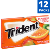 Amazon: 168 Sticks Trident Tropical Twist Flavor Sugar Free Gum as low...