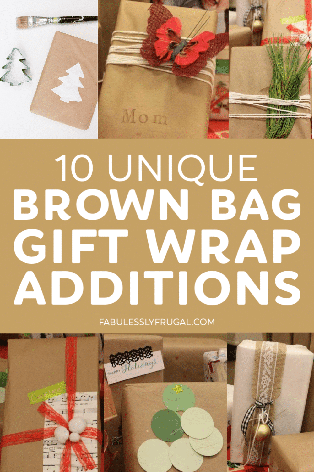 Brown bag gift wrapping ideas