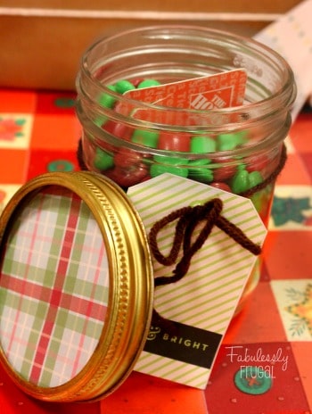 Gift card candy jar