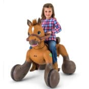 Walmart Cyber Week! 12 Volt Rideamals Scout Pony Interactive Ride-On $188...
