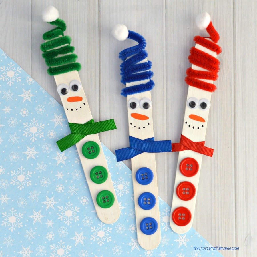 The Simplest Snowman Craft for First Graders - Foxwell Forest