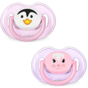 Amazon: 2 Piece Philips AVENT Soother Animal Pink/Purple $2.99 (Reg. $5.99)...