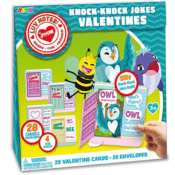 Amazon: 28 Pack Valentines Day Gift Cards Of Knock Knock Jokes $8.95 (Reg....