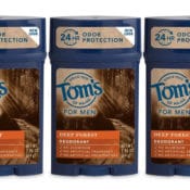 Amazon: 3 Pack Tom’s of Maine Men’s Deodorant Stick, Deep forest, 2.25...