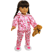 Amazon: 4 Piece Heart PJs Outfit for American Girl & 18