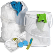 Walmart: 6 Piece Laundry Kit with Hamper, Bags & More $8.86 (Reg. $22)