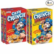 Amazon: 4 Pack Cap'n Crunch Original & Crunch Berries as low as $7.79 (Reg....