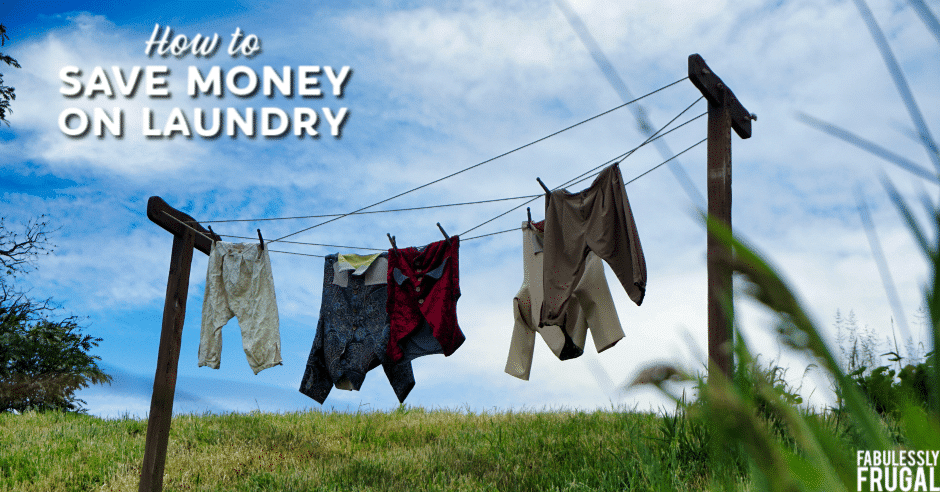 How to save money washing clothes