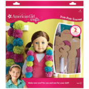 Amazon: 8-Piece American Girl Doll Crafts Matching Pom-Pom DIY Scarf Kit...