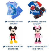 Shop Disney: Buy One Plush Get One For $3 and BOGO 50% Off PJ’s!
