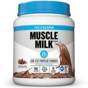 Amazon: 1.65 Pound Muscle Milk 100 Calorie Chocolate Protein Powder $17.59...