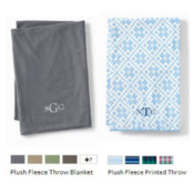 Today Only! Lands' End: Plush Fleece Throw Blanket on Sale $4.99 After...