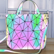 Amazon: Geometric Holographic Reflective Bag $17.61 After code (Reg. $31.91)...