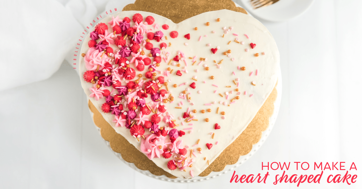How to make a heart shaped cake for Valentines day