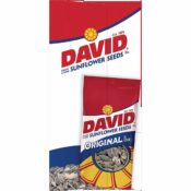 Amazon: 12 Pack DAVID Roasted and Salted Original Sunflower Seeds as low...