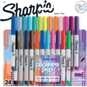 Amazon: 24 Pack Sharpie Electro Pop Fine Point $10.89 (Reg. $17.88) - FAB...