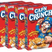 Amazon: 4 Pack Cap’n Crunch Breakfast Cereal, Original, 14 oz Boxes as...