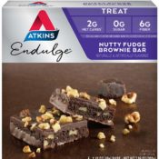Amazon: 5 Count Atkins Endulge Treat, Nutty Fudge Brownie Bars as low as...