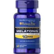 Amazon: 60 Count Puritan’s Pride Super Strength Rapid Release Melatonin...
