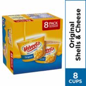 Amazon: 8 Pack VELVEETA Original Microwavable Shells & Cheese Cups...