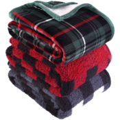 Walmart: Better Homes & Gardens Sherpa Throw Blanket $5 (Reg. $14.93)...