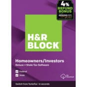 Today Only! Amazon: H&R Block Tax Software Deluxe + State 2019 with...
