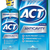 Amazon: ACT Anticavity Fluoride Mouthwash, Arctic Blast, 18 Fl Oz as low...