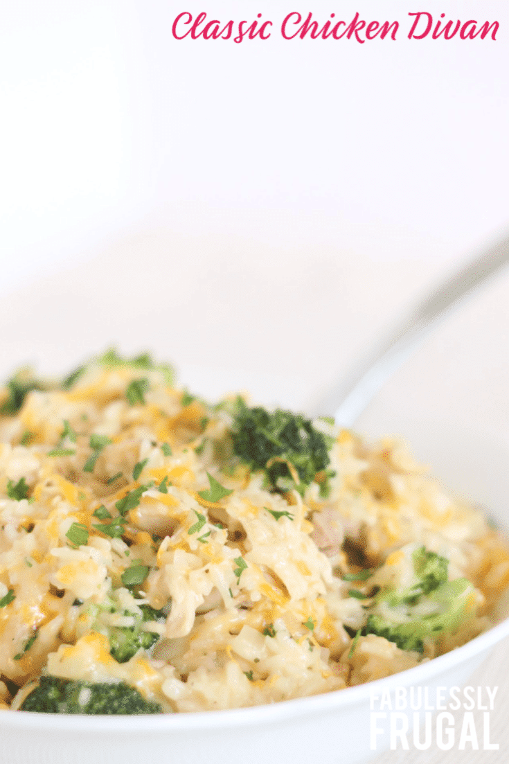 Tangy Chicken Divan Recipe with Curry (Casserole) Fabulessly Frugal