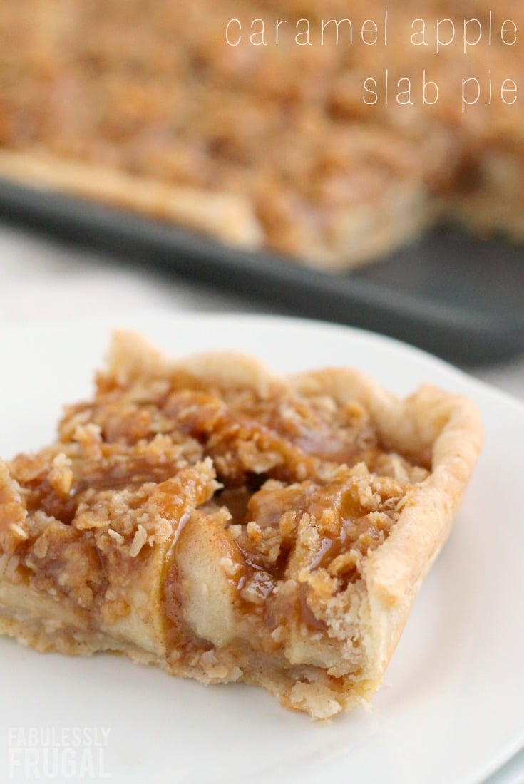 Caramel Apple Slab Pie Recipe Recipe Fabulessly Frugal