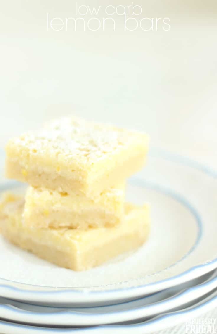 Delicious Low Carb Lemon Bars Recipe Fabulessly Frugal